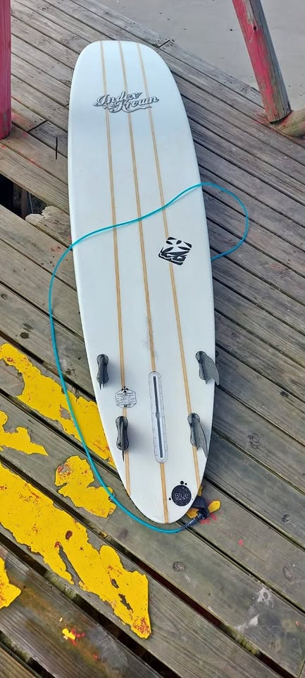 Longboard 9'0" Index Krown prancha surf completa com quilha e leash - Image 2